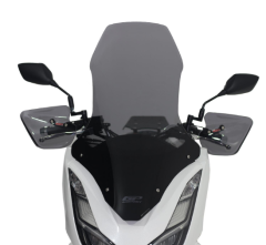GP Kompozit Honda PCX 125 2021-2024 Uyumlu Ön Tur Camı Füme
