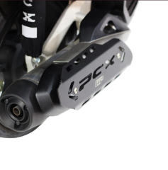 GP Kompozit Honda PCX 125 / 150 2018-2024 Uyumlu Egzoz Koruma Kapağı Siyah