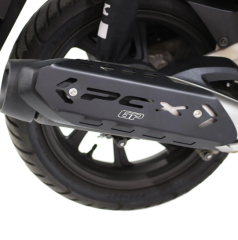 GP Kompozit Honda PCX 125 / 150 2018-2024 Uyumlu Egzoz Koruma Kapağı Siyah