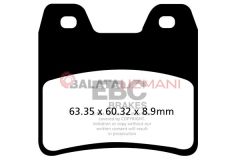 Yamaha FZS 1000 Fazer (2001-2005) Organik Arka Fren Balatasi EBC FA348