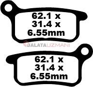 KTM SX 65 (2009-2018) Organik Ön Fren Balatasi EBC FA357R