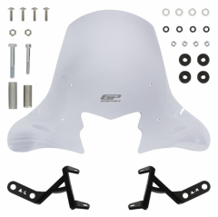 GP Kompozit Honda Activa 2023-2024 Uyumlu Ön Cam Şeffaf 58 cm