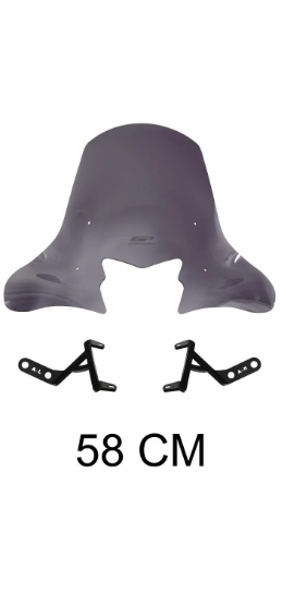 GP Kompozit Honda Activa 2023-2024 Uyumlu Ön Cam Füme