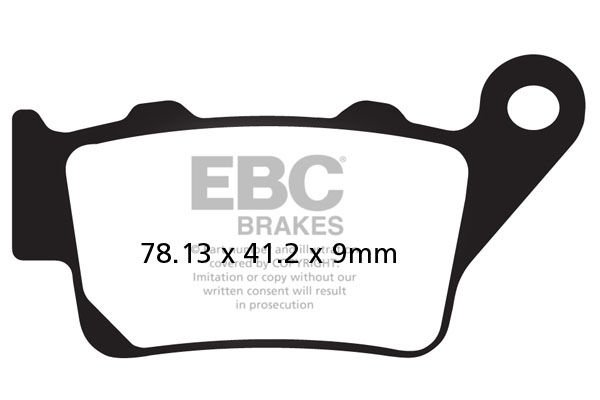 KTM 690 Duke R (2010-2011) Arka Organik Kevlar Fren Balatasi EBC FA213