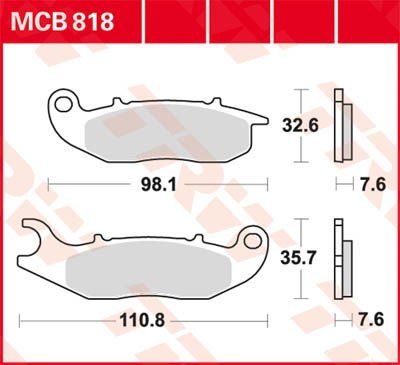 Honda CFR 250   (2020-2026 ) Ön Sinterli Performans  Fren Balatasi TRW LUCAS