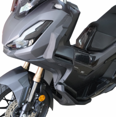 GP Kompozit Honda ADV 350 2023-2024 Uyumlu Üst/Alt Bacak ve Grenaj Koruma Seti Siyah