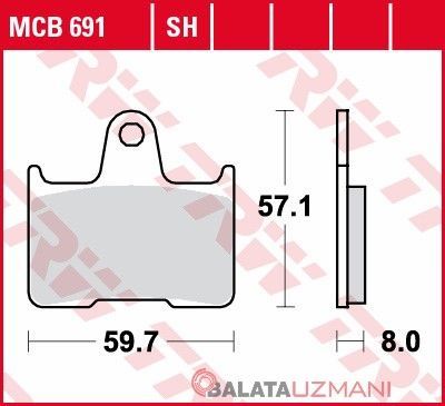 HARLEY DAVIDSON SPORTSTER 883 1200 KAWASAKI GTR1400 ZZR1400 SİNTERLİ FREN BALATASI