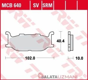 YAMAHA MAJESTY 400 TMAX 500 SCR 950 XV950 650 DRAGSTAR SİNTERLİ FREN BALATASI