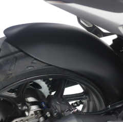 GP Kompozit Honda NC 700 X-S / NC 750 X-S 2012-2024 Uyumlu Zincir Korumalı Uzun Arka Çamurluk Siyah