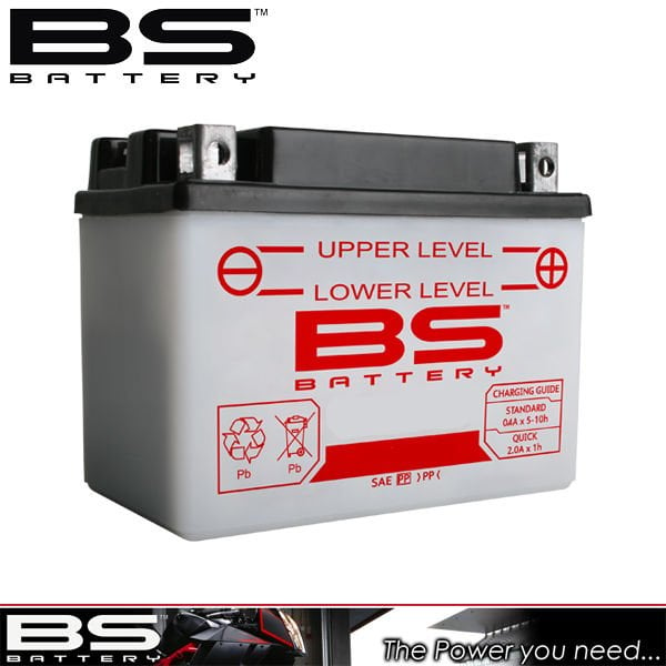 BB12A-A (YB12A-A) 12V 12Ah 165CCA 134x80x160 Bs-Battery standart motosiklet aküsü