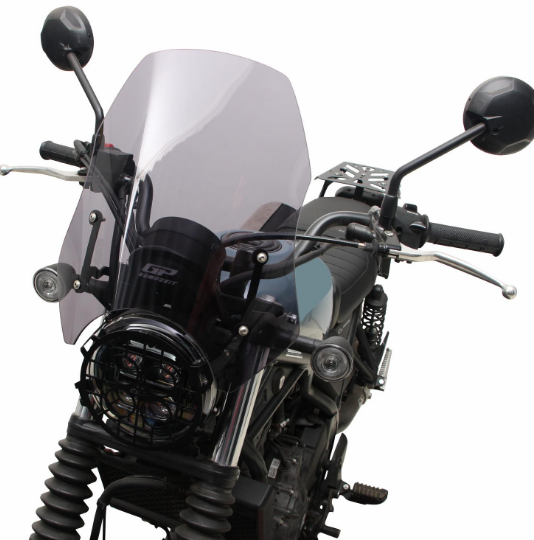 GP Kompozit Honda CL 250 2023-2024 Uyumlu Ön Cam Şeffaf