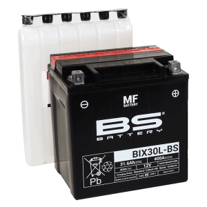 BIX30L-BS (YIX30L-BS) 12V 30Ah 385CCA 165x125x175 Bs-Battery -mf motosiklet aküsü