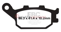 Honda CBF 600 N4/S4/N5/N6 (2004-2006) Yari Sinter Arka Fren Balatasi EBC FA174V