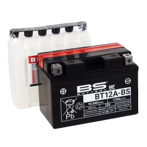 BT12A-BS (YT12A-BS) 12V 10Ah 175CCA 150x88x105 Bs-Battery bak?ms?z-mf motosiklet aküsü