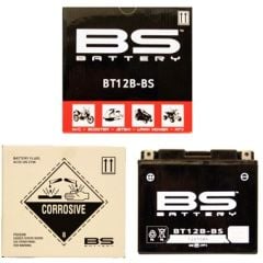 BT12B-BS (YT12B-BS) 12V 10Ah 175CCA 150x69x130 Bs-Battery bak?ms?z-mf motosiklet aküsü