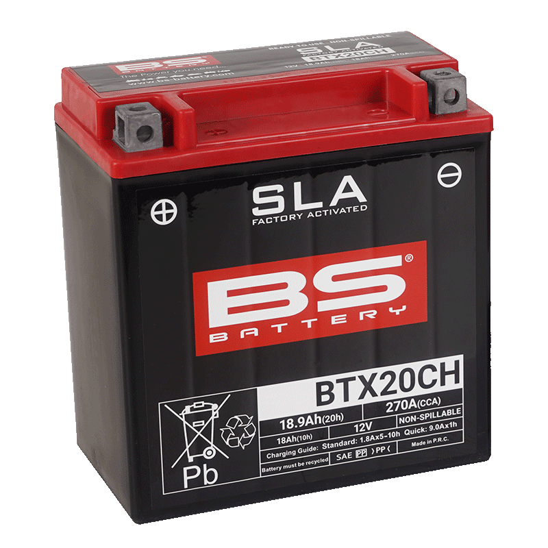 Peugeot XP 400  AKÜSÜ   BTX20CH-SLA  (YTX20CH-BS) 12V 18Ah 270CCA 150x87x161  motosiklet aküsü