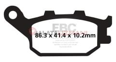 Honda CBR 900 RR2/RR3 (954cc) Fireblade (2002-2003) Yari Sinter Arka Fren Balatasi EBC FA174V