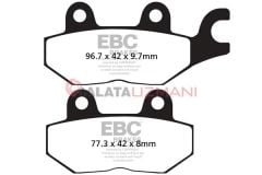 Triumph Tiger 1050 (Radyal Kaliper) (2007-2011) Organik Arka Fren Balatasi EBC FA215/2