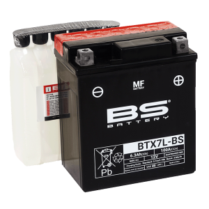 BTX7L-BS (YTX7L-BS) 12V 6Ah 85CCA 113x70x130 Bs-Battery bak?ms?z-mf motosiklet aküsü