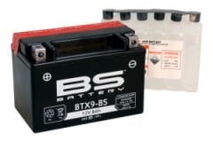 BTX9-BS 12V 8Ah 120CCA 150x87x105 Bs-Battery bakımsız-mf motosiklet aküsü