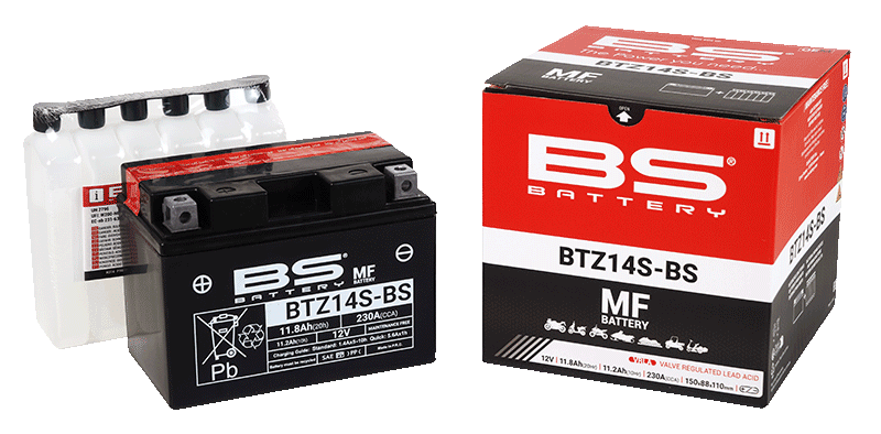 KTM 1290 Adventure BTZ14S-BS 12V 11,2Ah 230CCA 150x88x110 Bs-Battery bakımsız-mf motosiklet aküsü