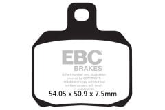 Ducati 796 Monster ABS) (2010-2014) Arka Organik Kevlar Fren Balatasi EBC FA266
