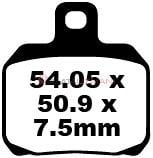 Piaggio X9 180 Amalfi (2000-2003) Organik Arka Fren Balatasi EBC SFA266