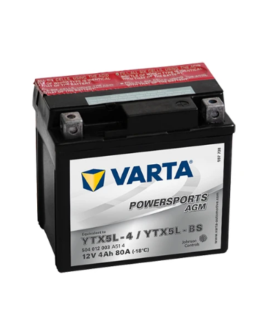 VARTA 12V 4Ah Motosiklet Aküsü YTX5L-BS
