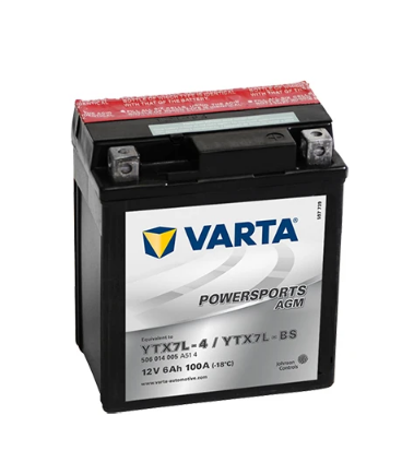 VARTA 12V 6Ah Motosiklet Aküsü YTX7L-BS