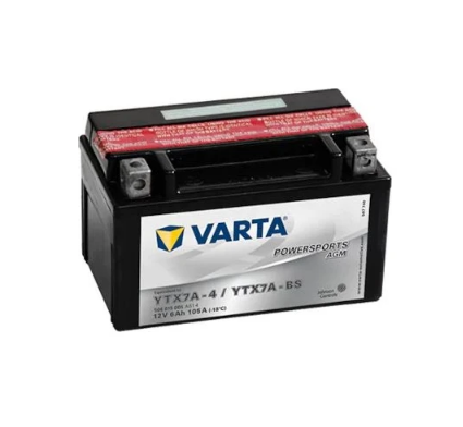 VARTA  12V 6Ah Motosiklet Aküsü YTX7A-BS