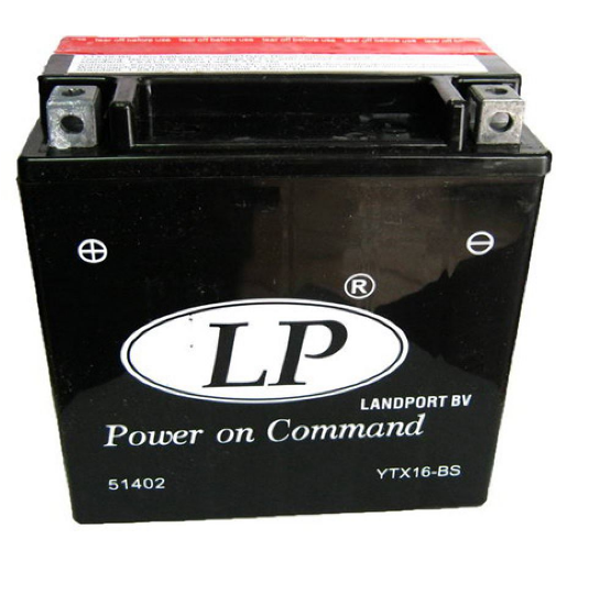 LP (LandPort) YTX16-SLA 12V14 AH Kuru Bakımsız Akü
