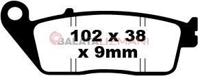 Honda CBR 600 FB/FC (ABS siz Model) (2011-2013) Sinter Ön Fren Balatasi EBC FA226HH*