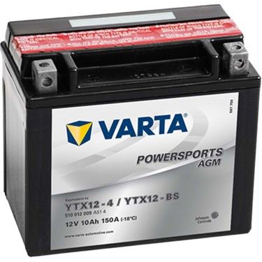 VARTA 12V 10Ah Motosiklet Aküsü YTX12-BS