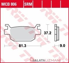 Honda NSS 125 Forza (2015-> --) Arka Sinter Fren Balatasi TRW MCB806SRM