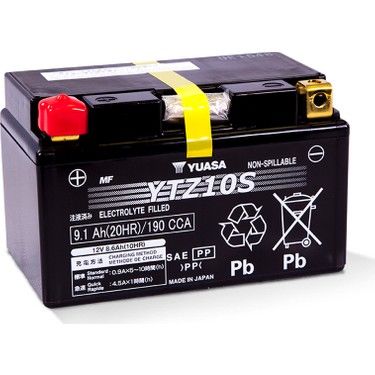 Yuasa (YTZ10S) 12Volt 9,1Amper Akü (012V-0008.6Ah)