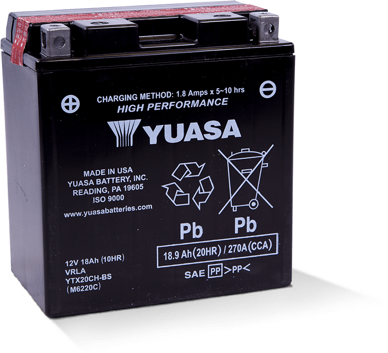 Yuasa (YTX20CH-BS) 12Volt 18Amper Akü (012V-0018Ah)