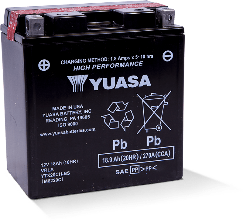 Yuasa (YTX20CH-BS) 12Volt 18Amper Akü (012V-0018Ah)