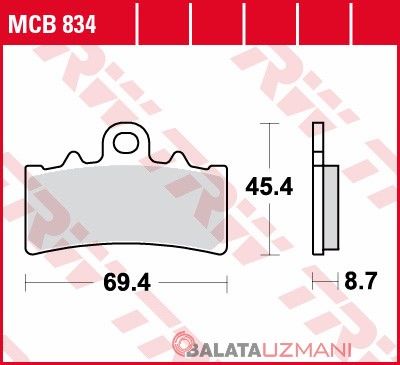 BMW G 310 R ,GS  (2016-> --) Ön Organik Fren Balatasi TRW MCB834