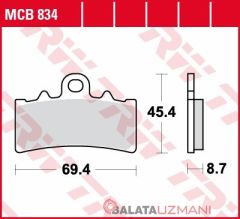 BMW G 310 R ,GS  (2016-> --) Ön Organik Fren Balatasi TRW MCB834