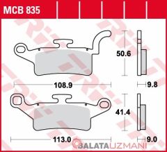 Yamaha HW 150 Xenter (2012-> --) Ön Organik Fren Balatasi TRW MCB835