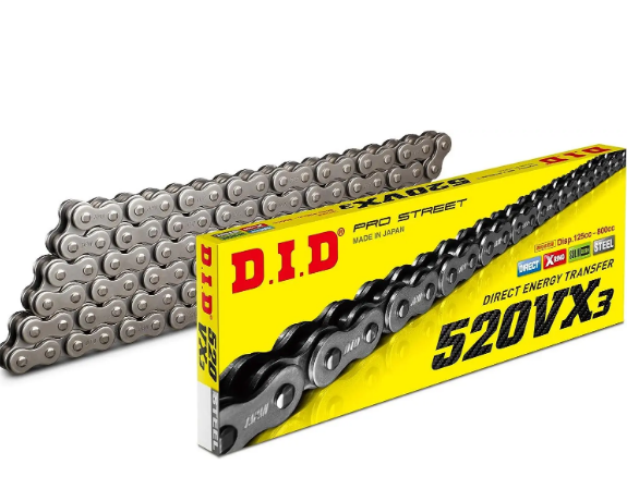 Did 520-114Vx3  Xring Çelik Renk Zincir