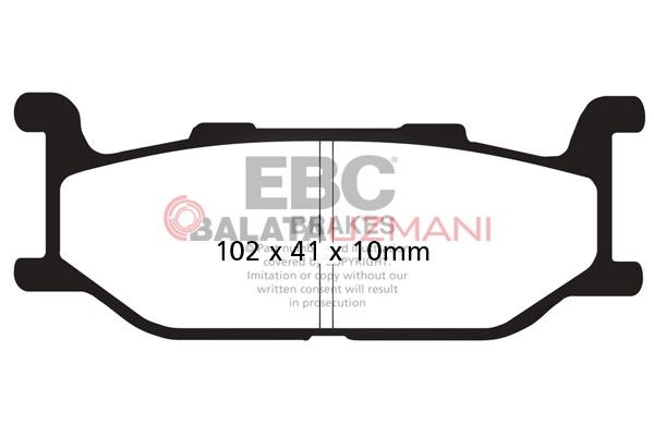 Yamaha XVS 650 Drag Star (1997-2007) Yari Sinter Ön Fren Balatasi EBC FA179V