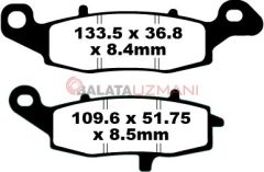 Kawasaki VN 900 A/B/C (2006-2016) Sinter Ön Fren Balatasi EBC FA229HH