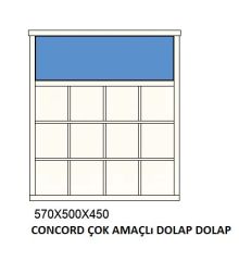 Ünverler Concord Çok Amaçlı Dolap