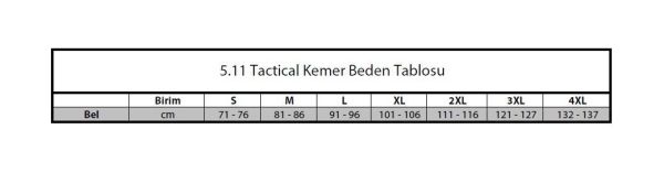 5.11 CIFT TARAFLI YESIL KEMER