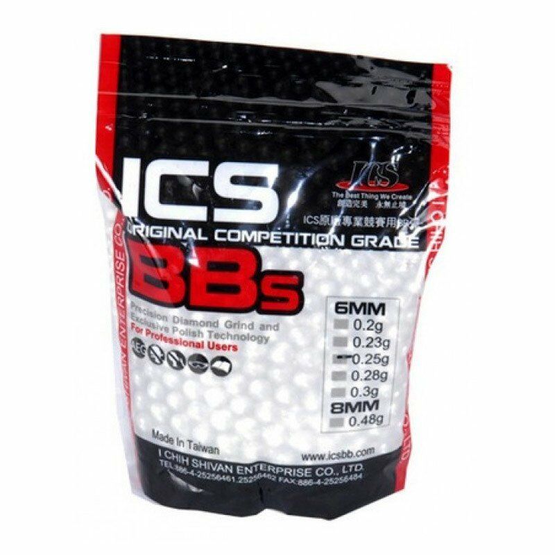 ICS 6MM AIRSOFT BEYAZ BBS (4000) 0.25g