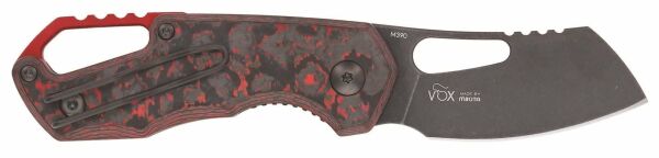 MKM Isonzo M390 Cleaver Lava Flow Dark Çakı