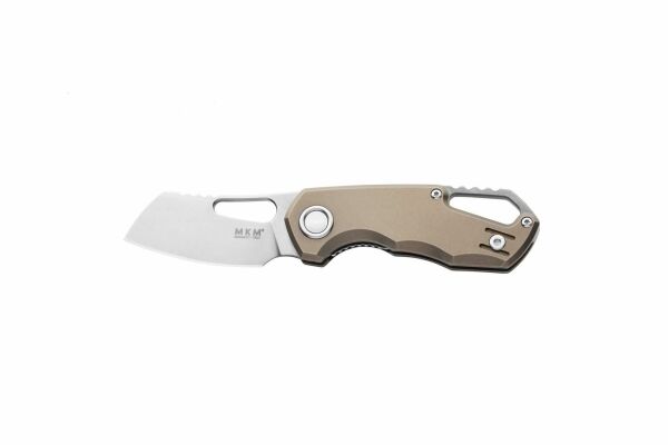 MKM Isonzo M390 Cleaver Titanium Bronze Çakı