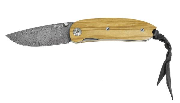 Lionsteel Mini Damascus Olivewood Çakı