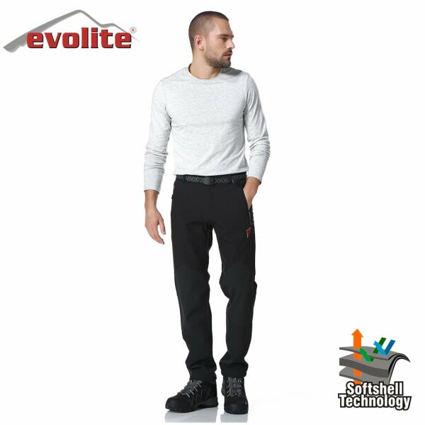 Evolite Bay Blackhole Softshell Pantolon